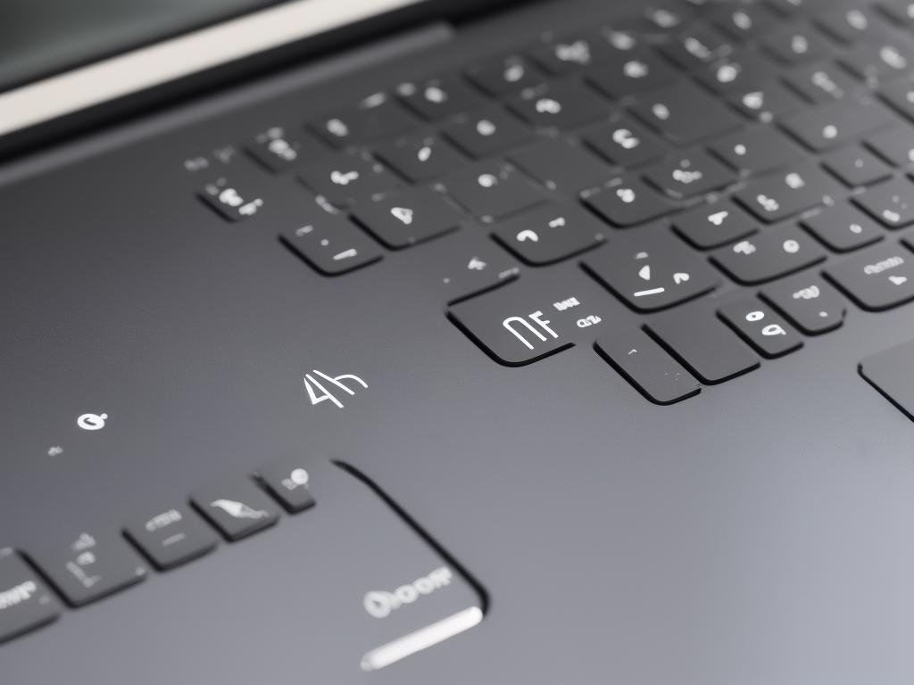 An image of a laptop with a spilled liquid on its keyboard